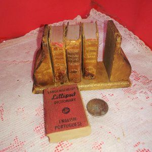 Miniature 4 Books Liliputian Dollhouse
